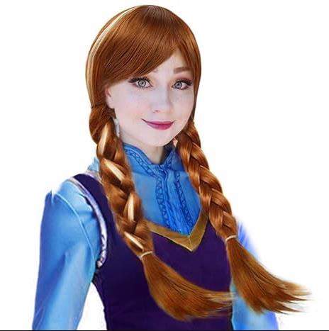 Synthetic Braided Wigs For Black Women - QQXCAIW trenzas largas princesa rubia marrón