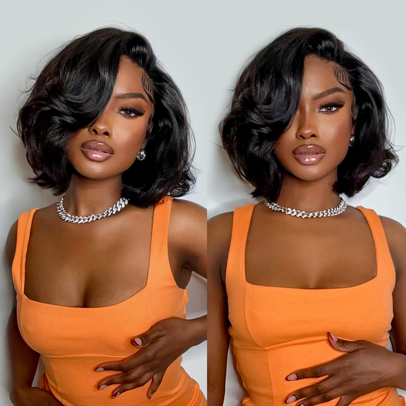 Glueless Wear And Go Human Hair Wig - Pelucas de cabello humano con densidad