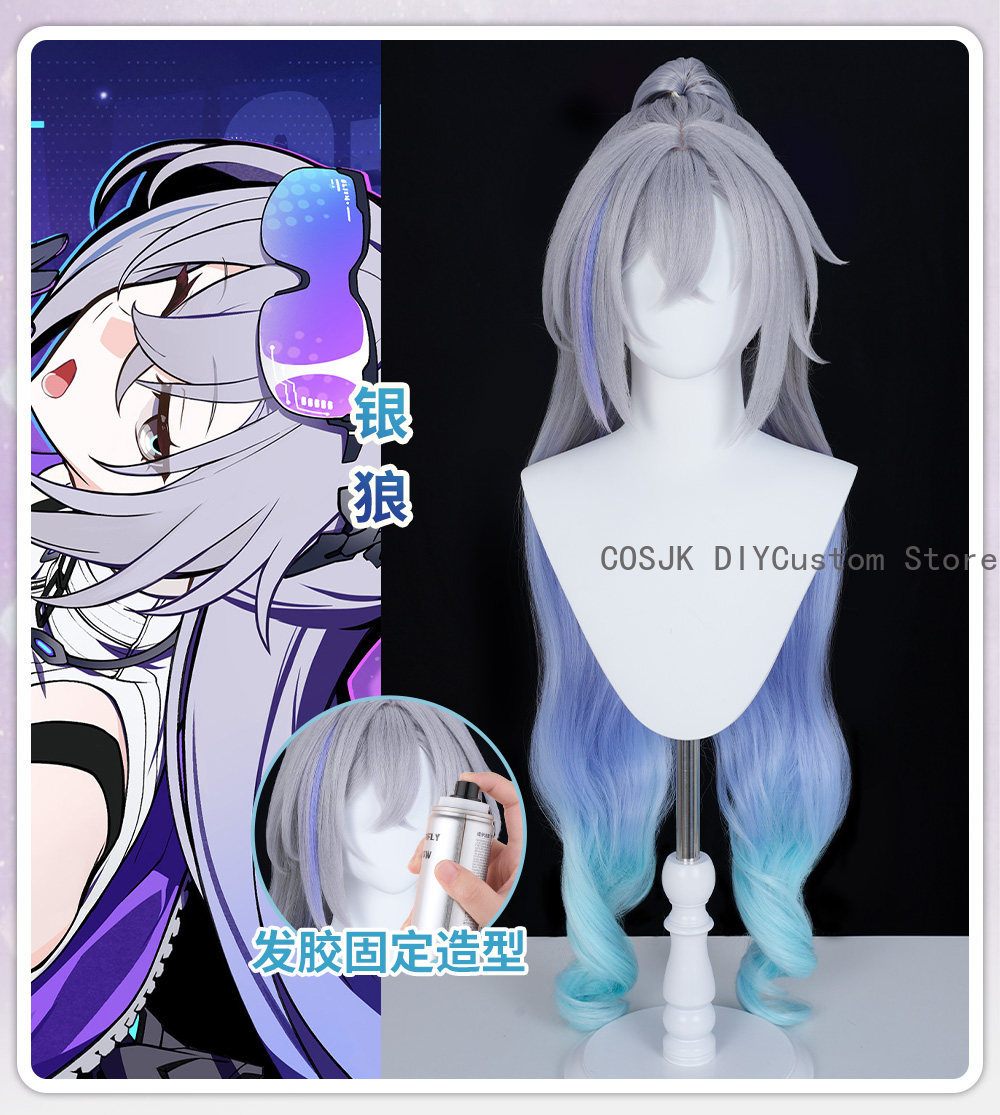 Peluca de Cosplay de Silver Wo - Synthetic Wigs reseña y precio