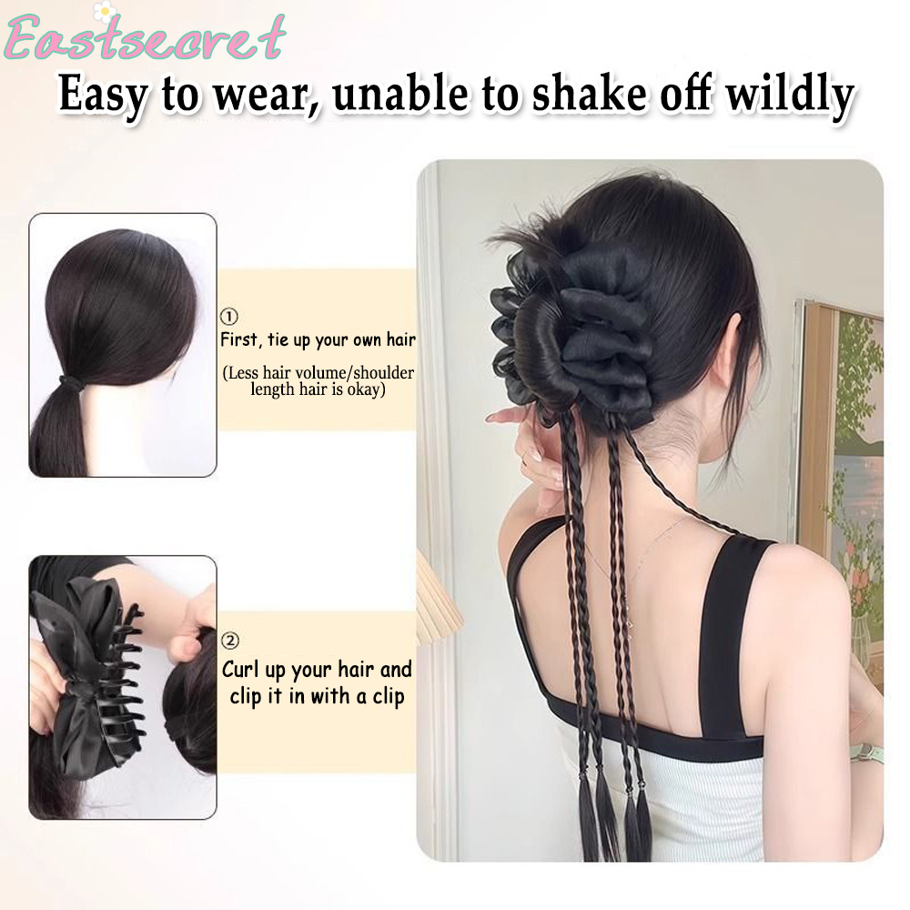 Pinza para el cabello con lazo - Claw Clip Messy Bun Hair Piece reseña y precio