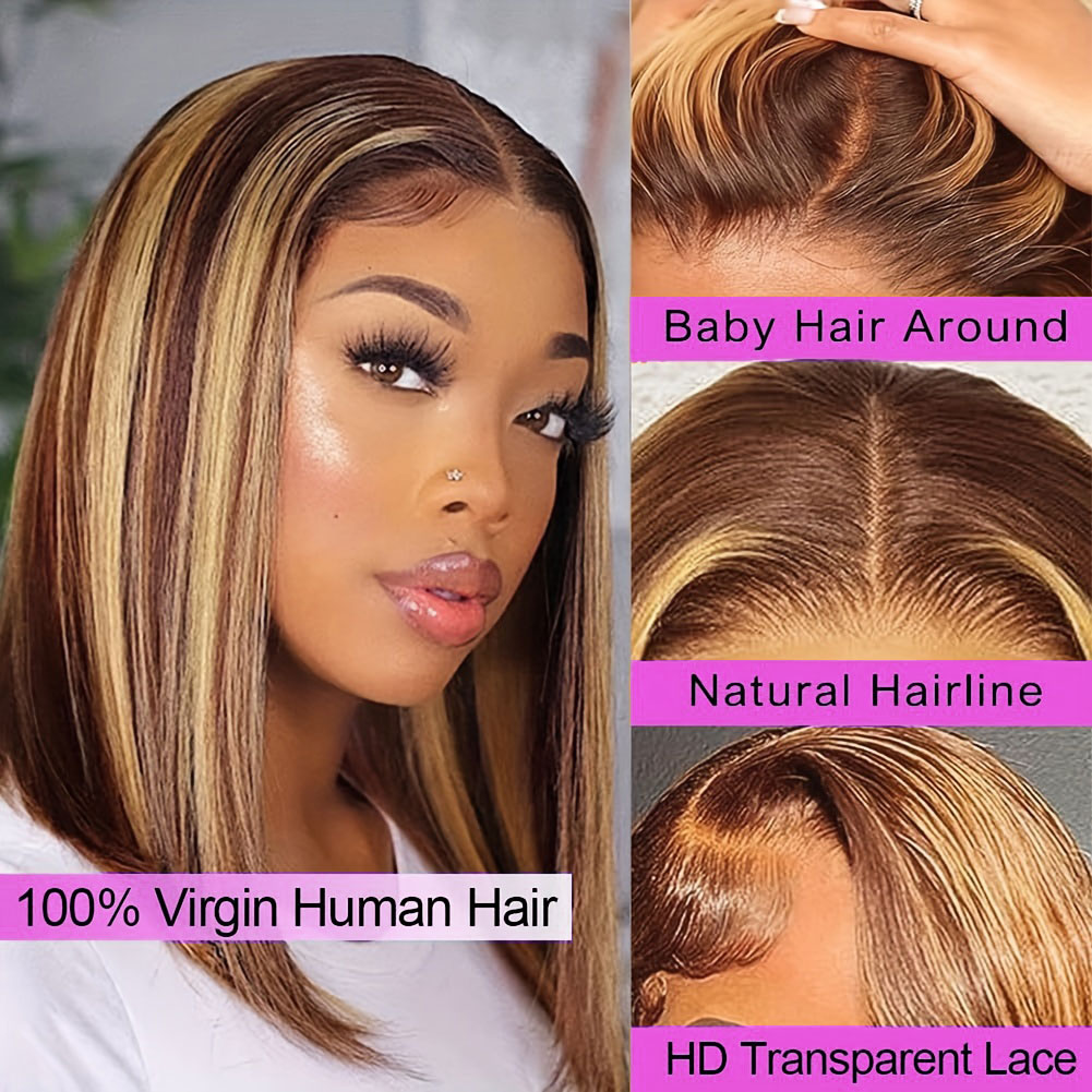 Peluca Bob Corta Lisa de Cabel - Glueless Wear And Go Human Hair Wig reseña y precio