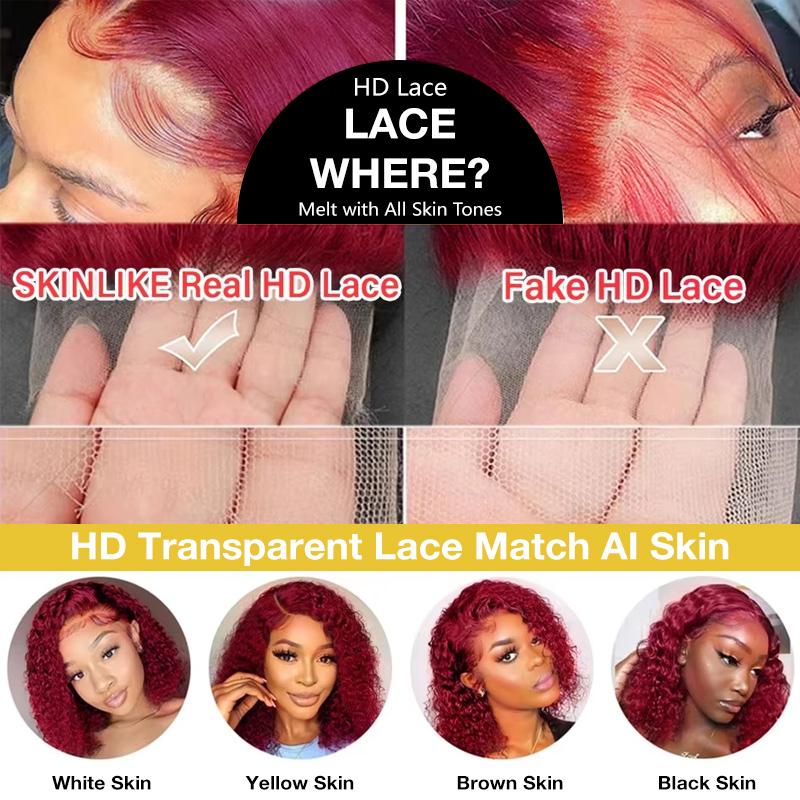Pelucas de cabello con frente  - Hd Lace Frontal Wig Human Hair Pre Plucked reseña y precio
