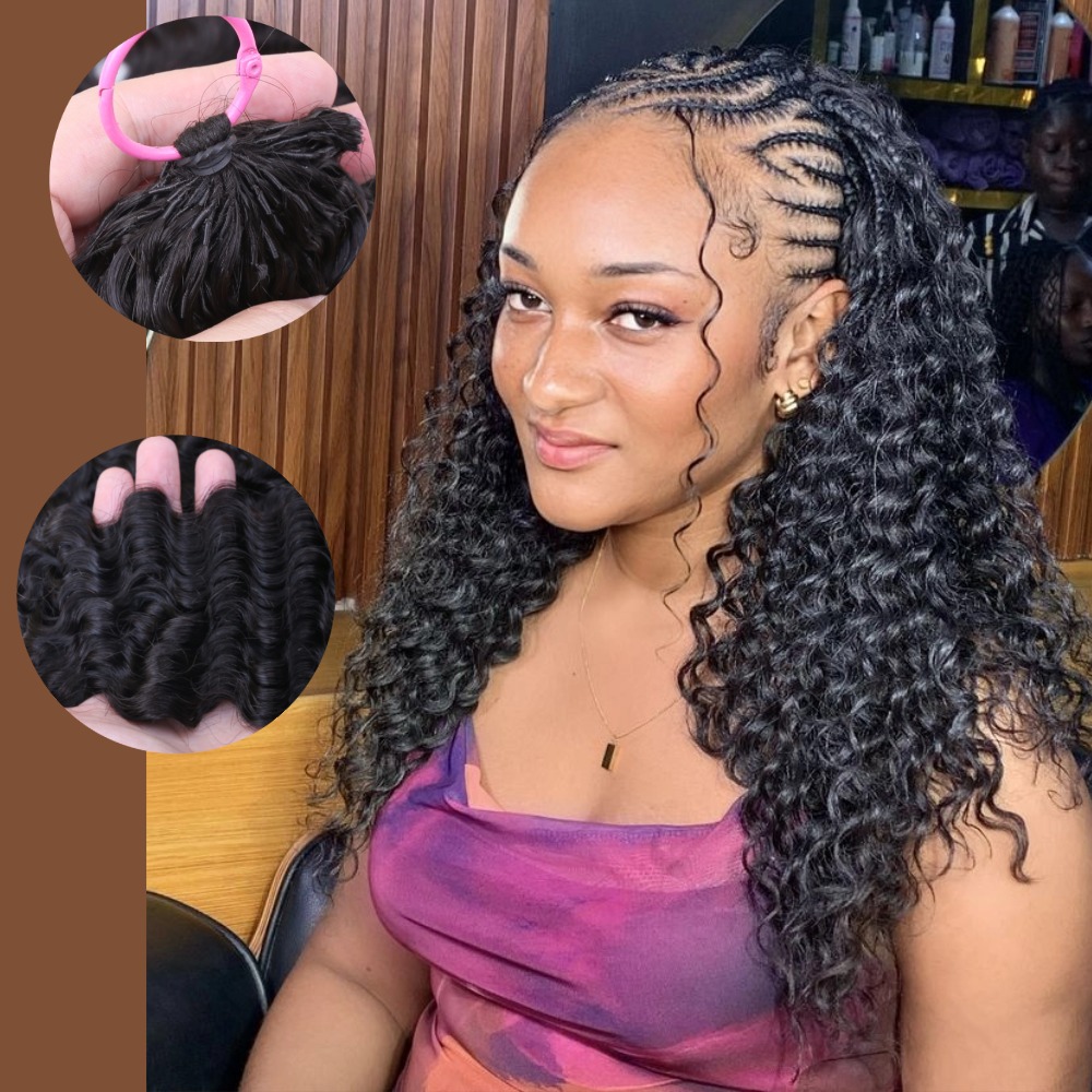 Cabello humano para hacer tren - Hair Bundles reseña y precio