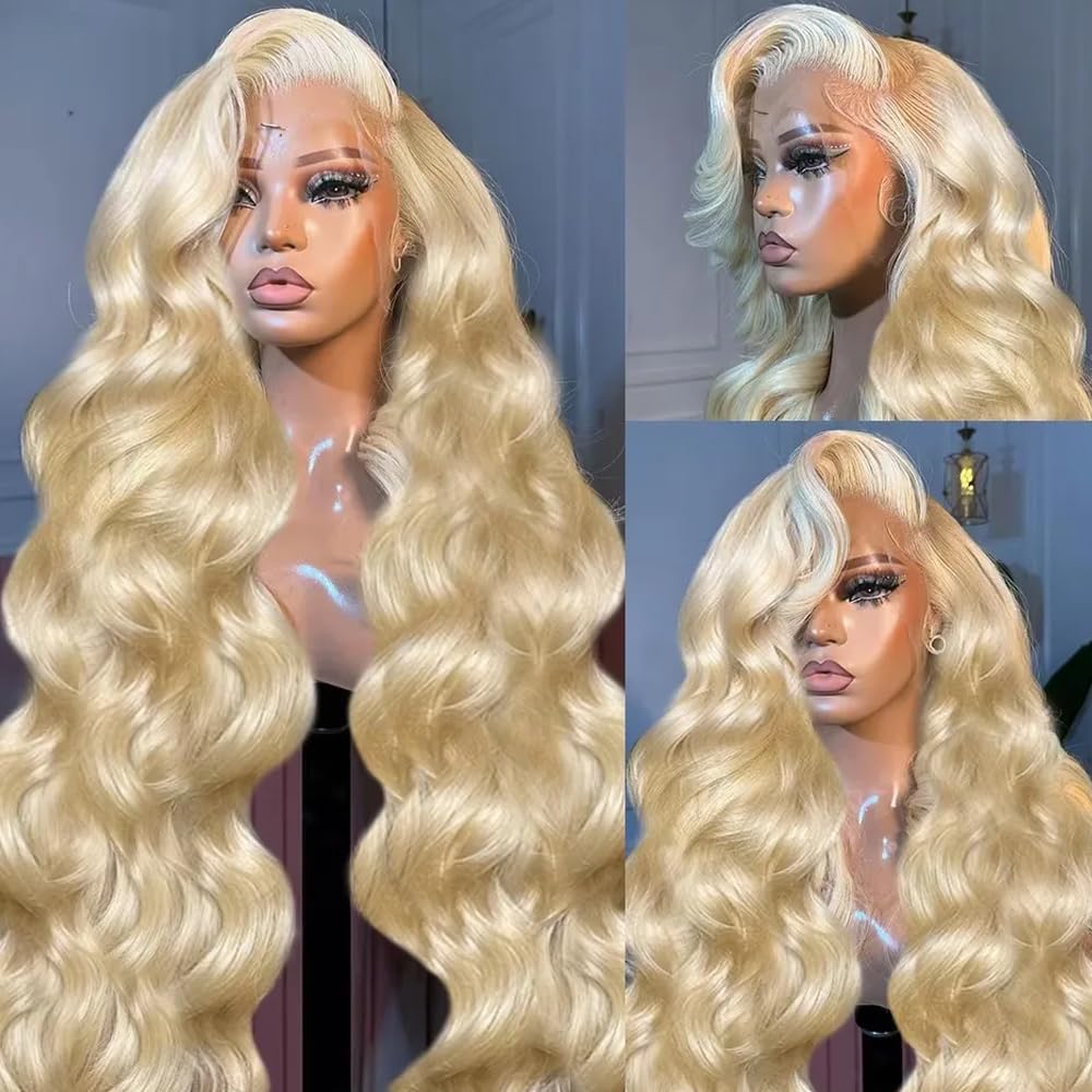 # Pelucas de cabello humano 61 - 613 Blonde Body Wave Lace Front Wig reseña y precio