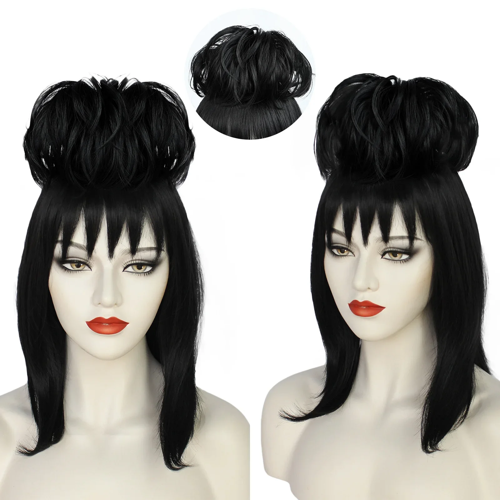 Peluca de Cosplay Lydia Deetz, - Synthetic Braided Wigs For Black Women reseña y precio