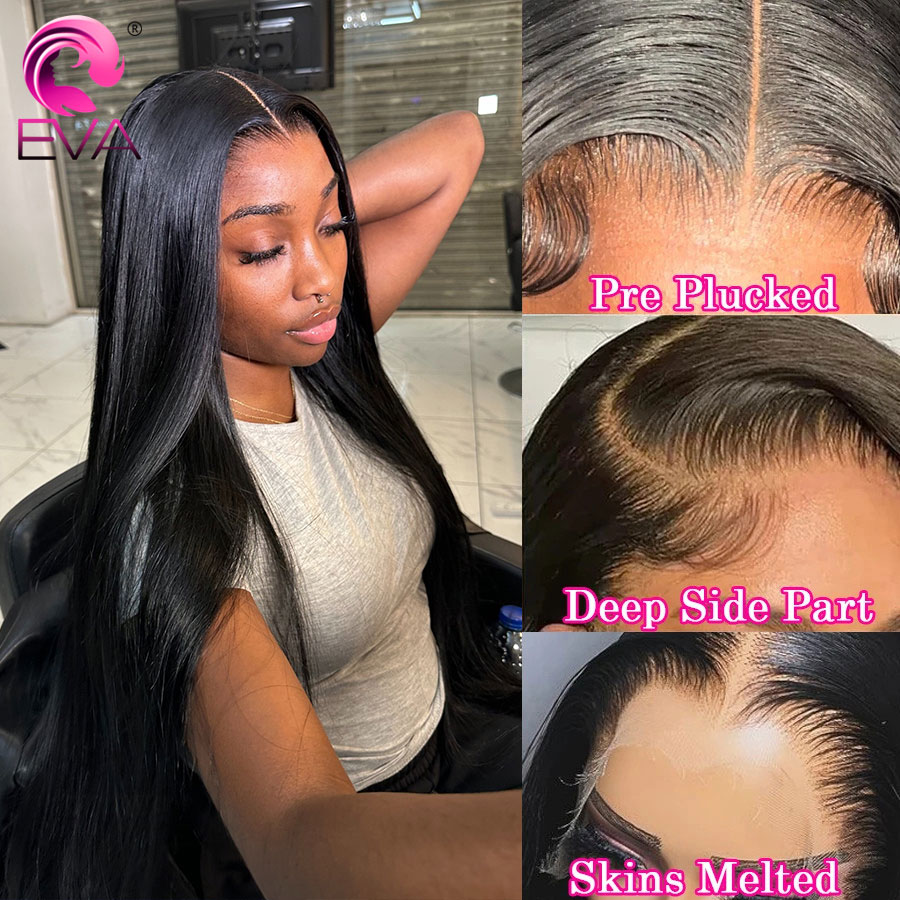 Peluca Frontal de encaje HD co - Hd Lace Frontal Wig Human Hair Pre Plucked reseña y precio