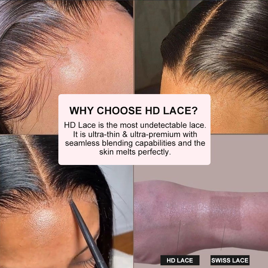 Peluca Frontal de encaje HD co - Hd Lace Frontal Wig Human Hair Pre Plucked reseña y precio