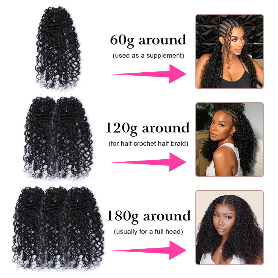 Cabello natural con ondas prof - Hair Bundles reseña y precio