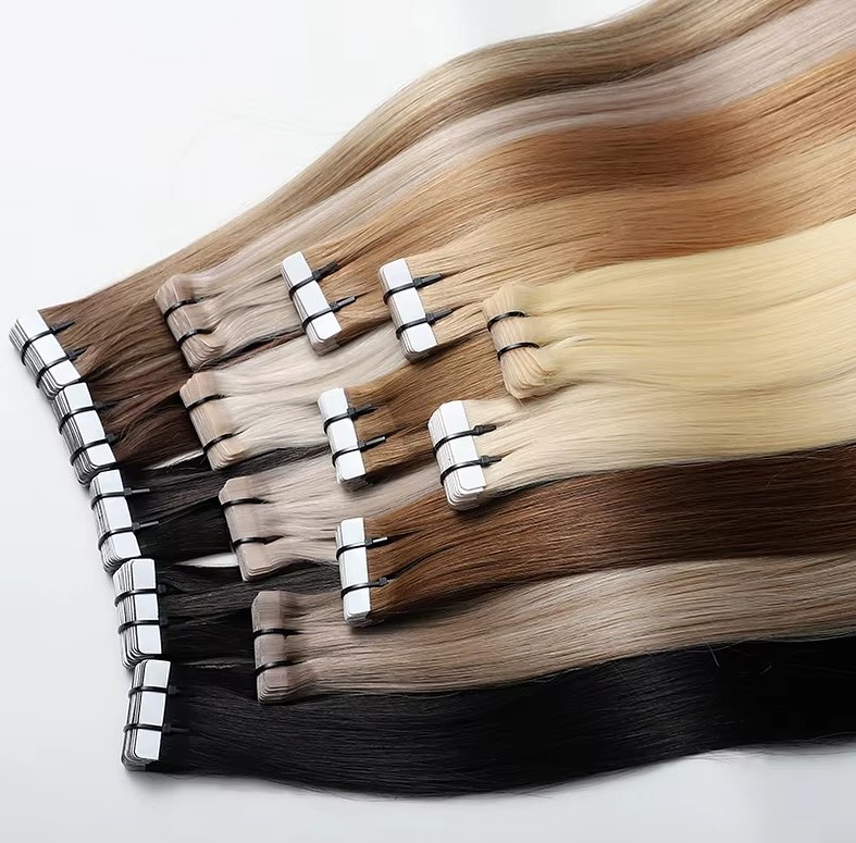 Extensiones de cabello humano  - Invisible Tape In Extensions Real Hair reseña y precio