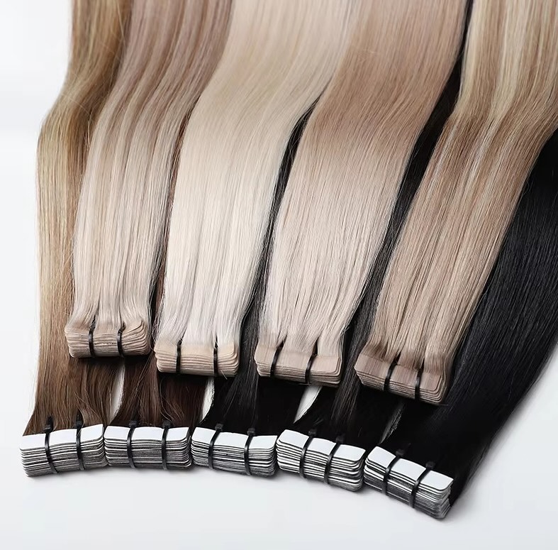 Extensiones de cabello humano  - Invisible Tape In Extensions Real Hair reseña y precio