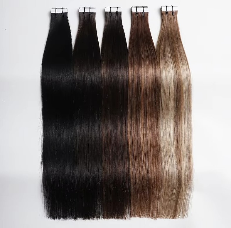 Extensiones de cabello humano  - Invisible Tape In Extensions Real Hair reseña y precio