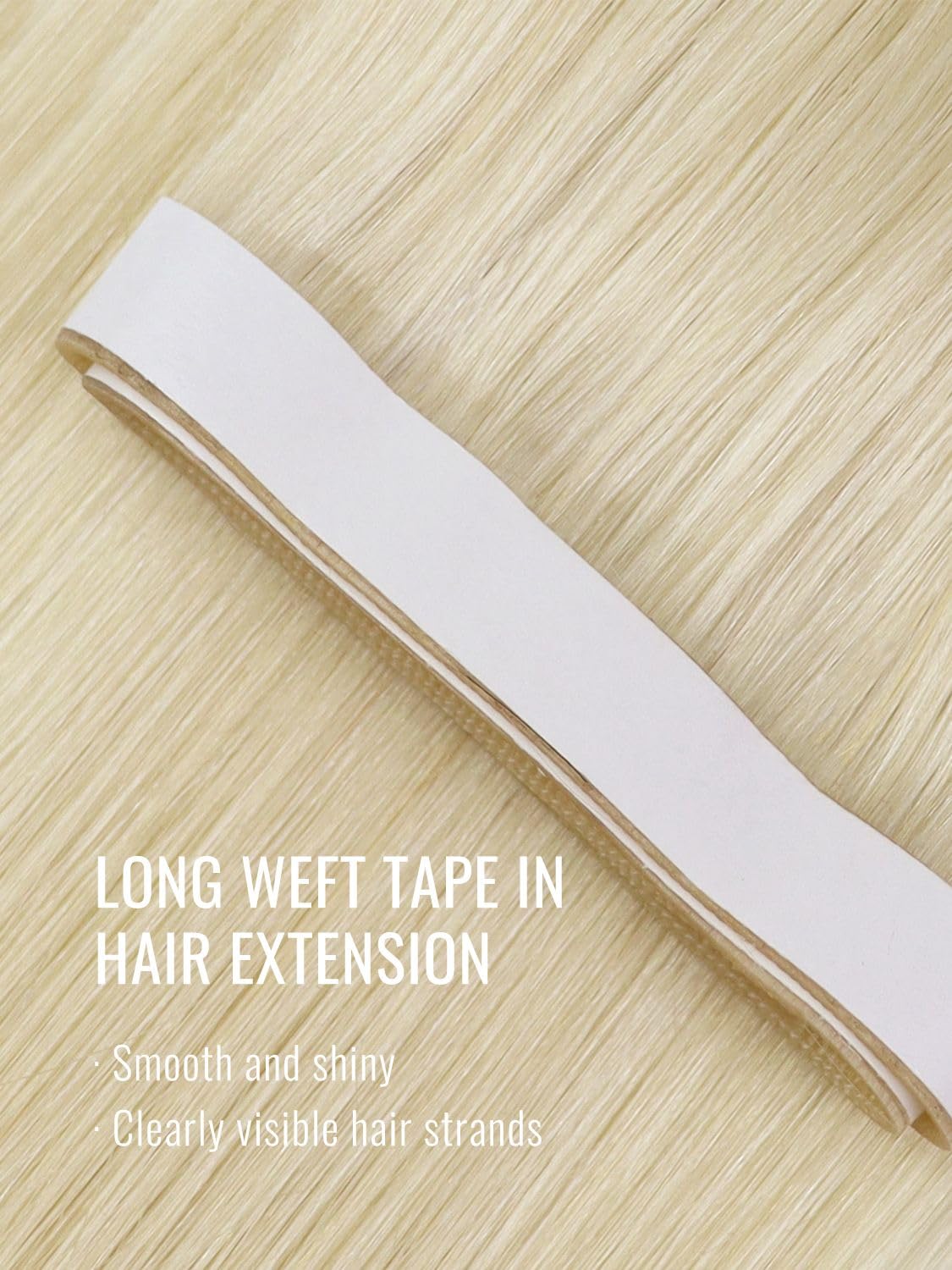Moresoo-extensiones de cabello - Invisible Tape In Extensions Real Hair reseña y precio