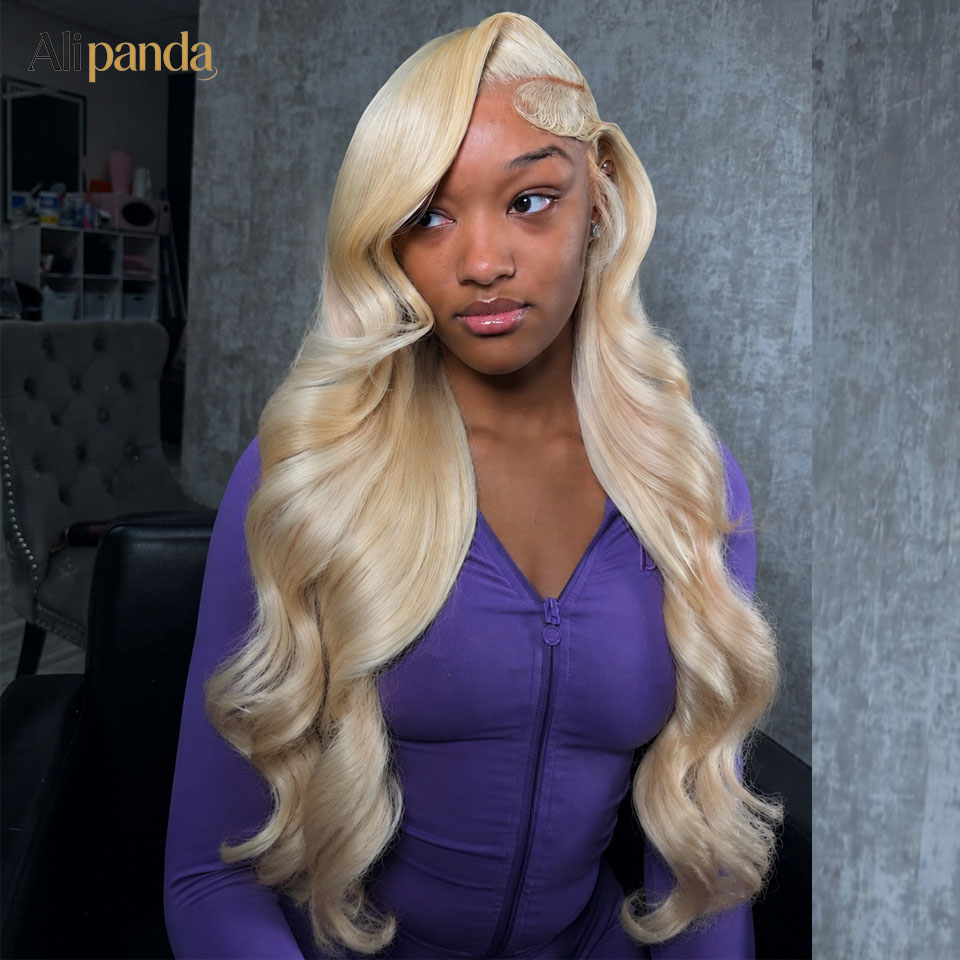 Peluca frontal de encaje HD 61 - 613 Blonde Body Wave Lace Front Wig reseña y precio